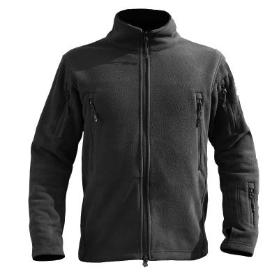 China OEM Sustainable Tactical Thermal Mens Army Soft Windproof Fleece Shell Jacket for sale