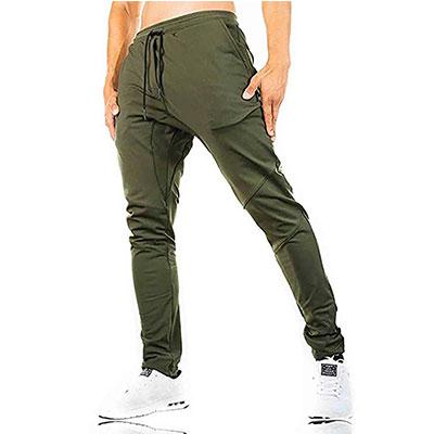 China Hot Sale QUICK DRY Men's Zipper Ankle Joggers Gym Track Sweatpants Elastic Cotton Pants With Pockets for sale