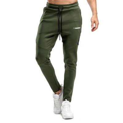 China Sustainable Fitted Gym Sweat Wicking Men Sports Running Jogger Training Pants for sale