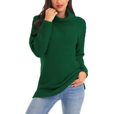 China New Fashion Compressed Women's OEM Streetwear Sweater, Casual Soft Long Sleeve Sweater Turtle Neck for sale