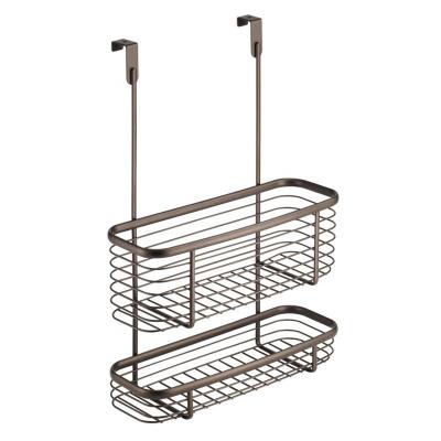 China Modern 2 Layers Door Rack Dish Over The Organizer Trolley Shower Holder Sponge Kitchen for sale