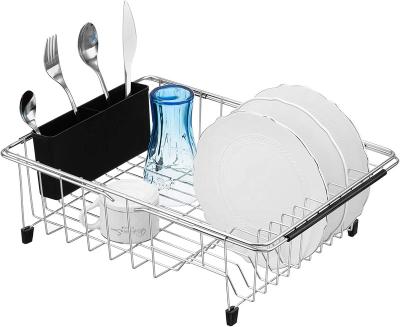 China Creative Kitchenroom Price Good Price Rack Dish Rack Stainless Steel Kitchen Dish Drainer Cup Dish Organizer for sale