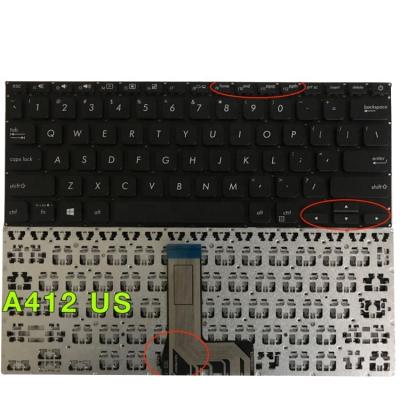 China Wireless New Laptop English keyboard for Asus R424 X409 Y4200F V4000U A412 R423 series keyboards for laptop teclado for sale