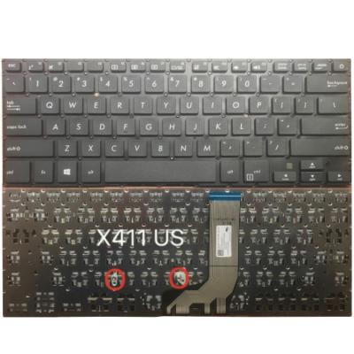 China Wireless New Original Genuine Laptop Keyboard For ASUS Keyboard Backlit US black VivoBook X411A411/K411/R411/S4000V for sale