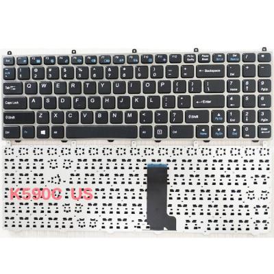 China Wireless Factory Laptop RU Layout Laptop Keyboard For HASEE DNS K590C K610C I5 I7 D1 D2 K650D K570N Series Notebook Laptop Keyboard for sale