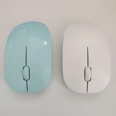 China Mini Custom Logo Factory Wholesale 1200 DPI 2.4G Receiver Computer Super Slim Optical USB Wireless Mouse For PC Laptop Wireless Mouse for sale