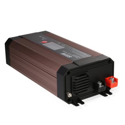 China High Quality Manufacture 24.5cm*11cm*6.88cm Pure Sine Wave 600w 12v DC 220v 230v AC Solar Power Inverter for sale