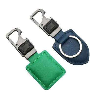 China Agriculture Fashion Sublimation Blank Wholesale Personalized One Way Logo Key Chain Car Leather Custom Key Chain for sale