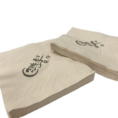 China OEM printed logo 2 ply bamboo napkin paper napkins and napkins cocktail napkins printed logo for sale