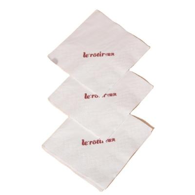 China High Grade Printed Nature Beverage 2 Ply Blank White Paper Napkin Bamboo Cocktail Napkin Paper for sale