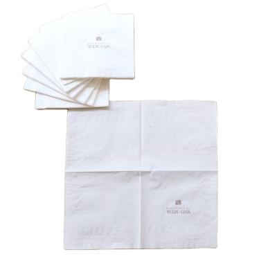 China Printed Cocktail Paper Napkin Super Absorbent Napkin Custom Paper Beverage Napkin for sale