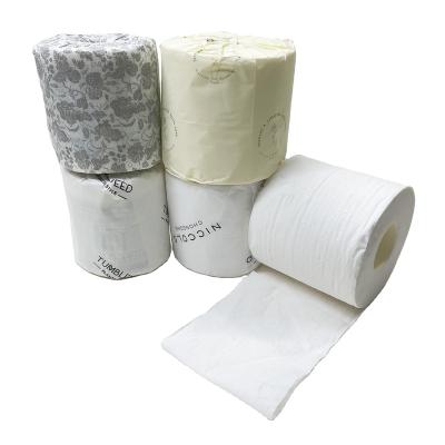 China Daily Tissue Paper 100% Wood Pulp Toilet Paper 3 Ply With Customs Kraft Paper Premium Quality for sale