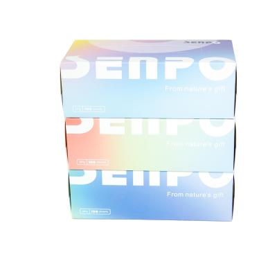 China 300 Pieces Super Premium Printed 3 Ply Facial Tissue Box Facial Tissue Paper for sale