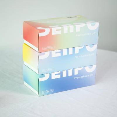 China XZY Recycled Splendid 3 Ply Soft Comfy OEM Box Facial Tissue Manufacturer for sale