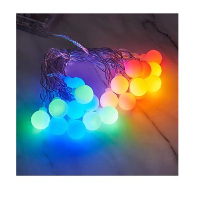 China Staring Light Holiday Party Waterproof Smart LED Lights Garden Yard Bulb Solar Christmas Tree Lights Fairy String Light for sale