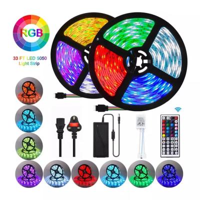 China Full Set Strip Light Fillux RGB Smart Led Lighting Strip Decoration Party Bedroom Festival SMD 5050 Remote Control Strip Light Up 5m 10m 15m for sale