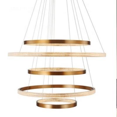 China Modern Decorative Indoor Lighting Round Acrylic Metal Murano Lamparas Colgante Chandelier Luxury Modern Candelabro Avize Lampadario Hanglamp Chandelier Pendant Light for sale