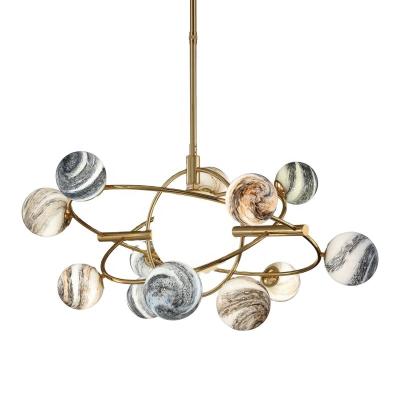 China Modern luxury blown glass murano lampara colgante chandelier led usb candelabro avize lampadario hanglamp chandelier pendent light for sale