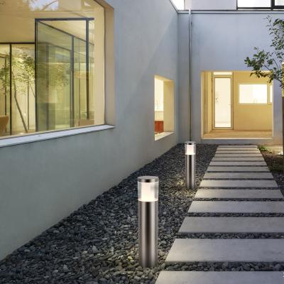 China Modern outdoor lighting fixtures FILLUX factory price stainless steel led decorative lawn bollard garden pathway light for sale