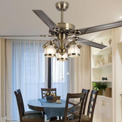 China Fillux LED Contemporary Modern American Style Vintage Ceiling Fans Chandelier Home for sale