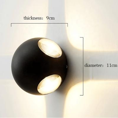 China FILLUX LED Lighting Fixtures FILLUX LED Aisle Balcony Bedroom Balcony Modern Outdoor Modern Courtyard Waterproof Wandlampe Wall Light Lamps for sale