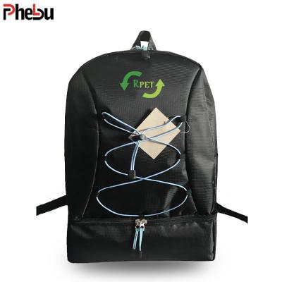 China Eco-frendly Recycled Teenagers Waterproof GYM RPET Backpack for sale