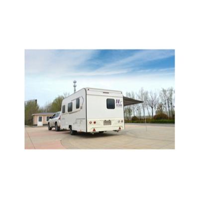 China Black Self Propelled Home Around Camper Caravan Trailers Camping And Travel for sale