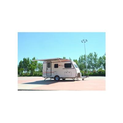 China Luxury Self Propelled Travel Trailer Camping Rental For Tents Cover Travel Camping Trailer for sale