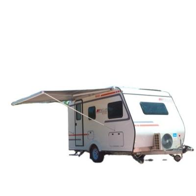 China Scenic Spot Outdoor Vacation Technology Travel Trailer Precision Camper Trailer Luxury Land Caravan for sale