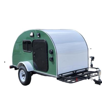 China Travel Trailer Goods Trailed Caravan Vacation Teardrop Small Motion Camper Portable Camper Trailers For Sale for sale