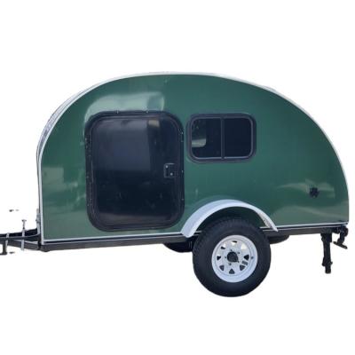 China Portable Travel Trailer Precision Tech Vacation Camper Trailer Off Road Campers Teardrop Caravan for sale