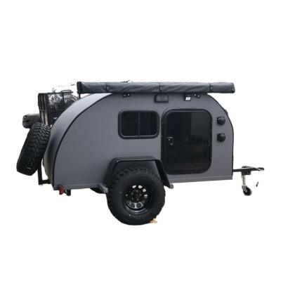 China Teardrop Cozy Caravan Technology Travel Trailer Precision Off Road Caravan Portable Duty Camper Trailer for sale