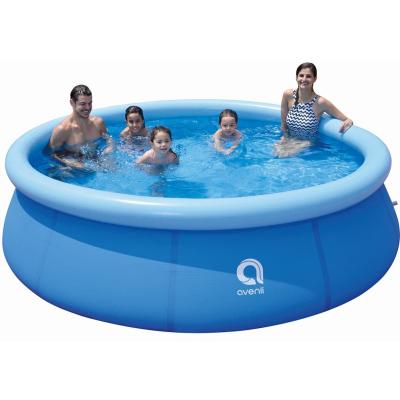 China Indoor Inflatable Above Ground Outdoor Easy Set Pool With Fixing Patch Above Backyard Framed Removable Pool for sale