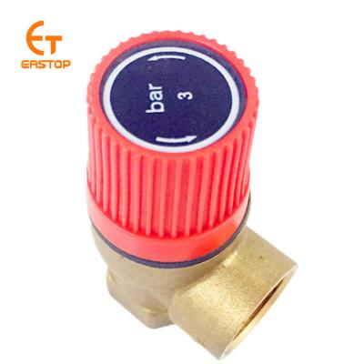 China General High Pressure 1/2 Gas Burner Solar Water Heater 3/4 Inch Brass Safety Safety Valve for sale