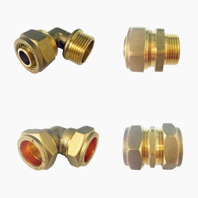 China Connect Tube Brass Pipe Fittings Lock Pex Fittings For Tool Brass Turned Parts PVC Aluminum Fittings for sale