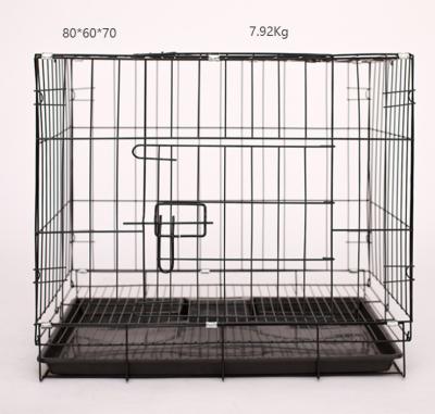 China Hot Selling High Quality Hard Folding Overstriking Cages For Large Dog Cage Pet Intimate Cages for sale