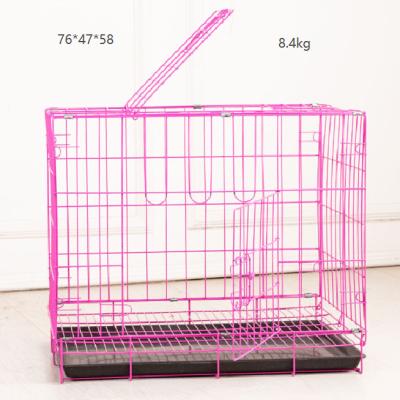 China Hard hot selling high quality overstriking dog crates for large dogspet cage single door for sale