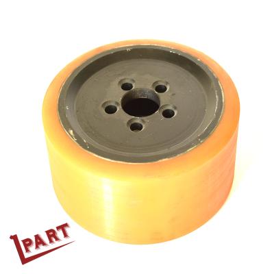 China Factory Forklift Parts Drive Wheel 230x90MM Polyurethane Hardware 5 Bolts for sale