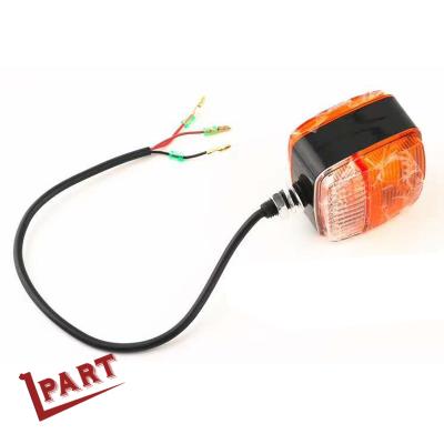 China 12-80V Forklift Part LED Forklift Turn Signal Lamp With 3 Wiring 85x85mm for sale