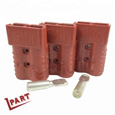 China Automotive Forklift Part Forklift Battery Connector SB350 600V Red Color for sale