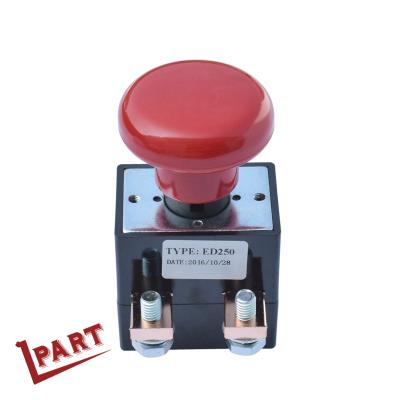 China Electric Jack Pallet & ED250 Stacker Forklift Part Albright Emergency Push Button Switch for sale