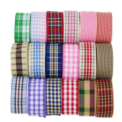 China Viable Wholesale High Quality Gingham Plaid Fabric for sale