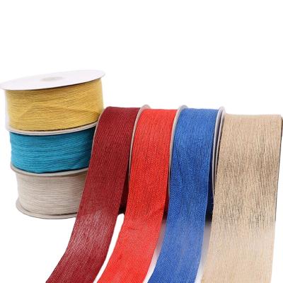 China High Quality Recyled Jute Ribbon for Decoration for sale