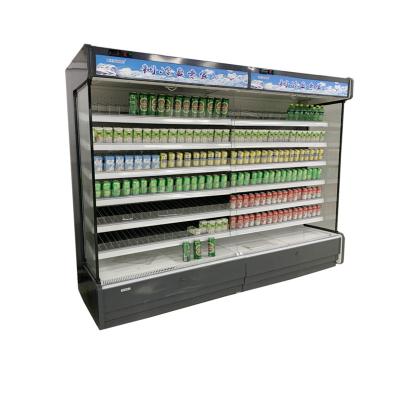 China Single-Temperature Upright Supermarket Refrigeration Equipment Drinks Coke Beer Display Freezer for sale