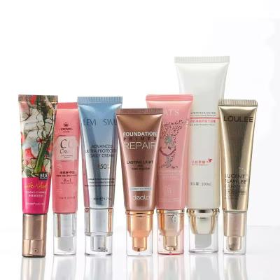 China Airless BB Cream Tube 10ml 15ml 20ml 30ml Cosmetic Tube With Pump for sale