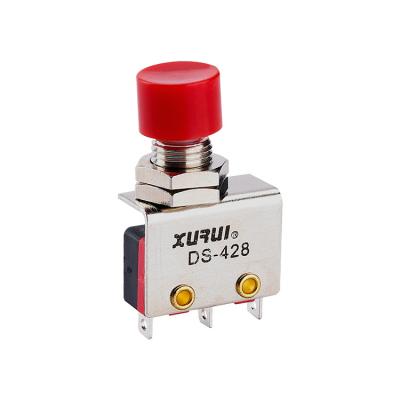 China PA66 XURUI 5A 125VAC Push Button 3 Pin Electric Micro Switch for sale