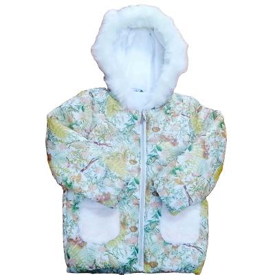 China Wholesale Anti-wrinkle Winter Children's Clothing Jackets Long Sleeve Hooded Baby Casual Tops Coats For Girls for sale