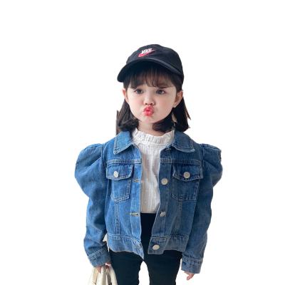 China Wholesale baby denim sleeve anti-wrinkle anti-wrinkle children's clothing factory casual jackets tops coats for girls and boys for sale