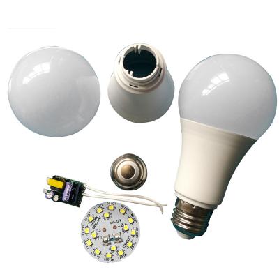 China SKD Raw Material Low Price Smd B22 E14 E27 Residential Light Led Bulb Parts for sale