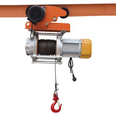 China Used for material lifting in various situations multi-function connected 220v electric hoist winch 1 ton electric hoist 380V household motor with sports car for sale